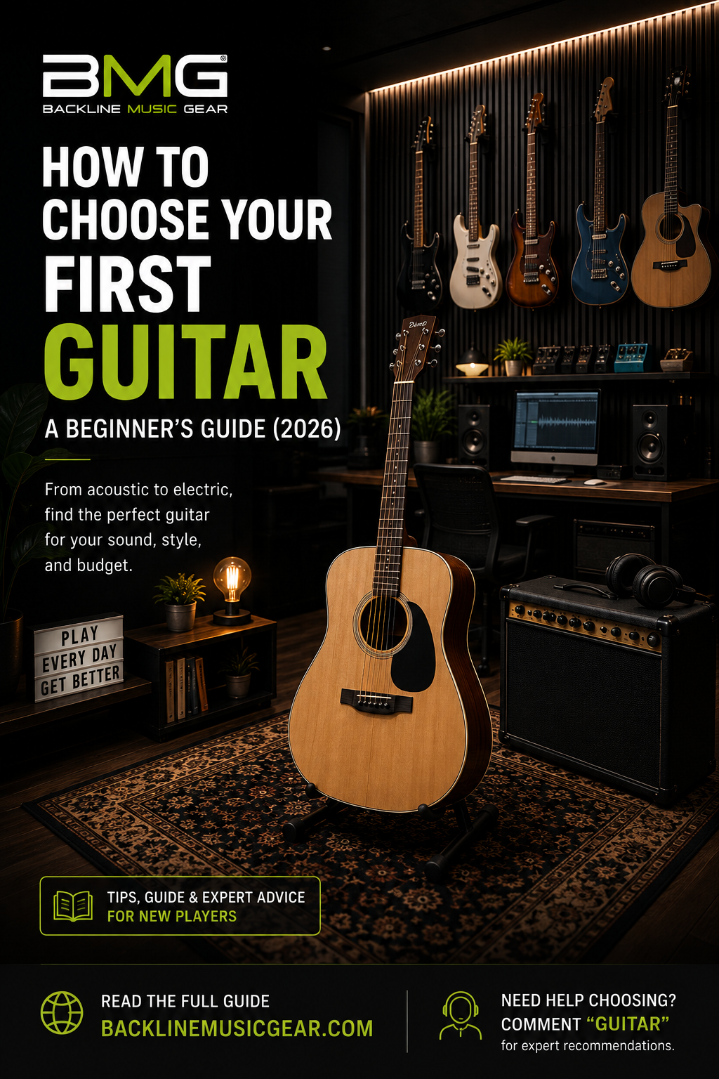 How to Choose Your First Guitar: The Complete Beginner's Guide (2026)