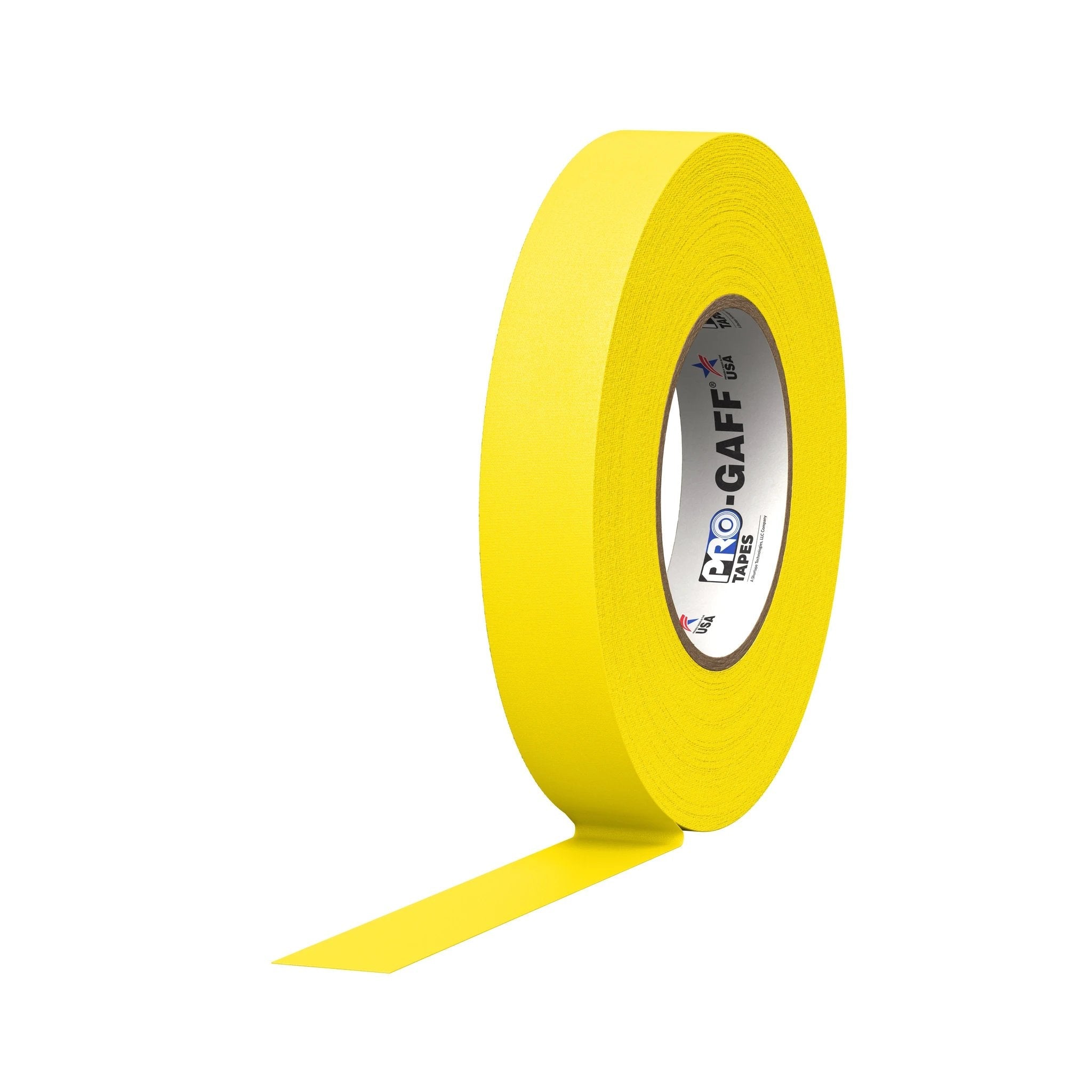 Pro Tapes Pro Gaff Gaffers Tape – 1" x 55 Yard Roll (Multiple Colors)