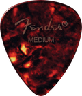 Fender 351 Shape Classic Celluloid Picks - Medium Tortoise Shell 12-pack