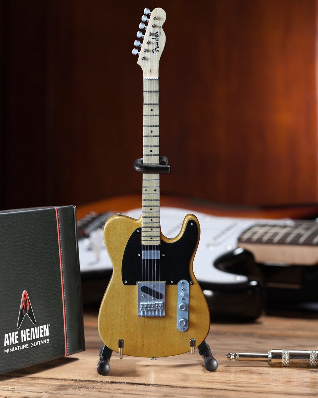 Officially Licensed Miniature Butterscotch Blonde Fender™ Telecaster™ Guitar Replica
