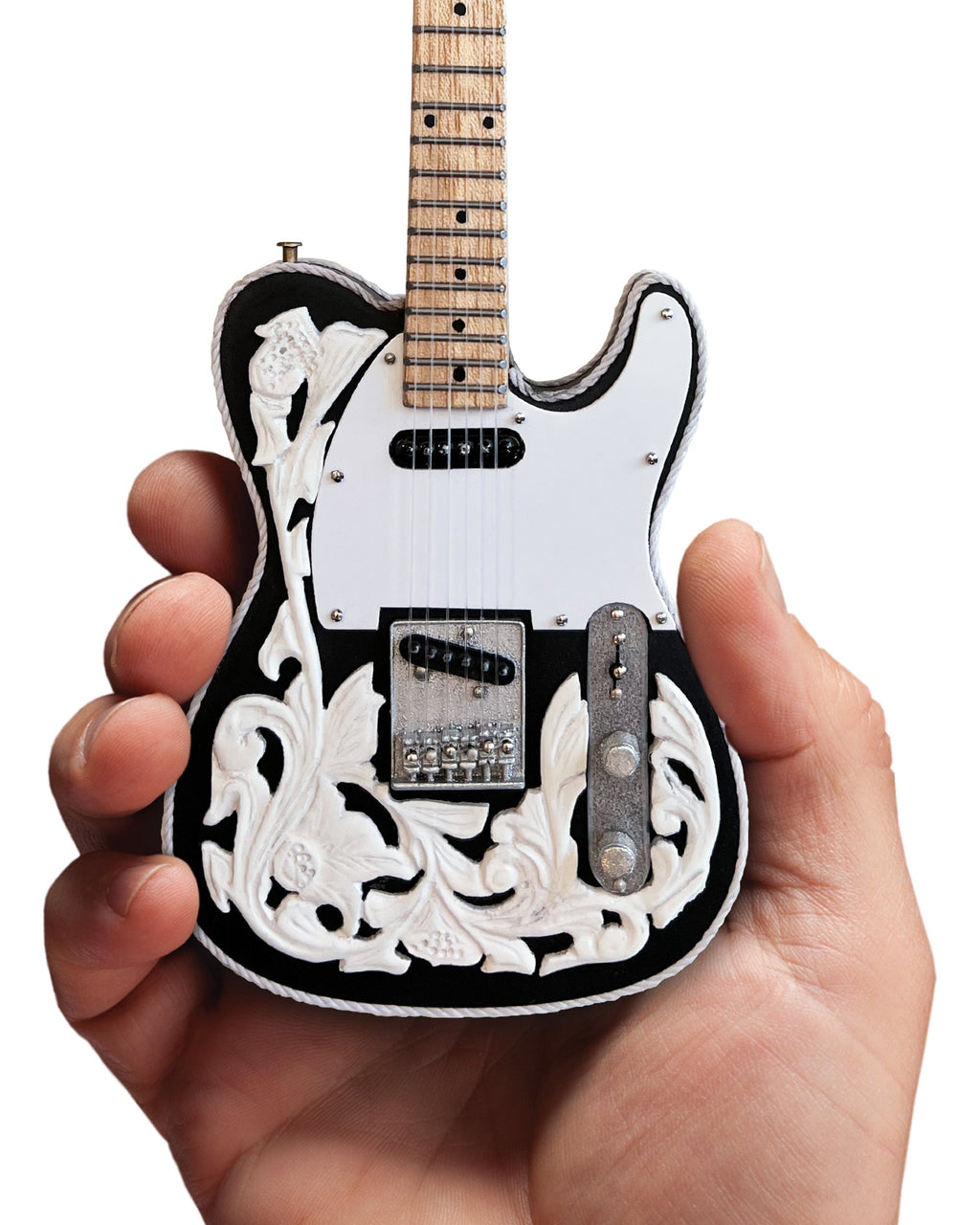Waylon Jennings Tribute Mini Fender™ Tele™ Guitar Replica - Officially Licensed