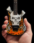 Official George Lynch Signature Flaming Skull Mini Guitar Replica