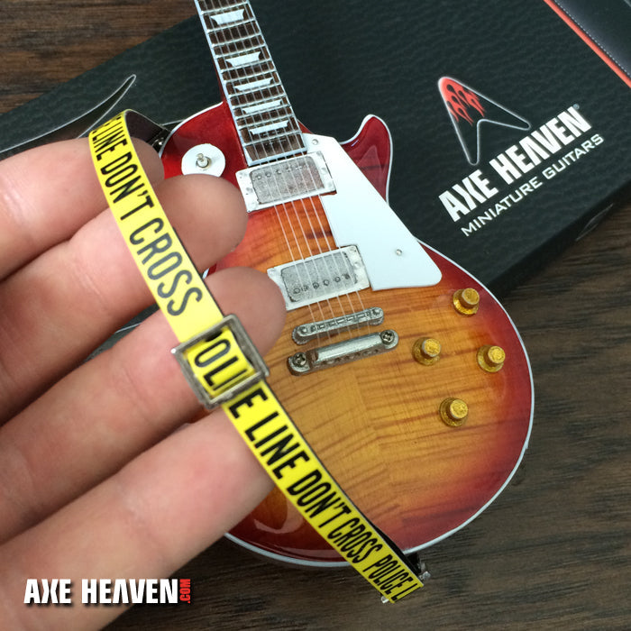 AXE HEAVEN® POLICE LINE Mini Guitar Strap