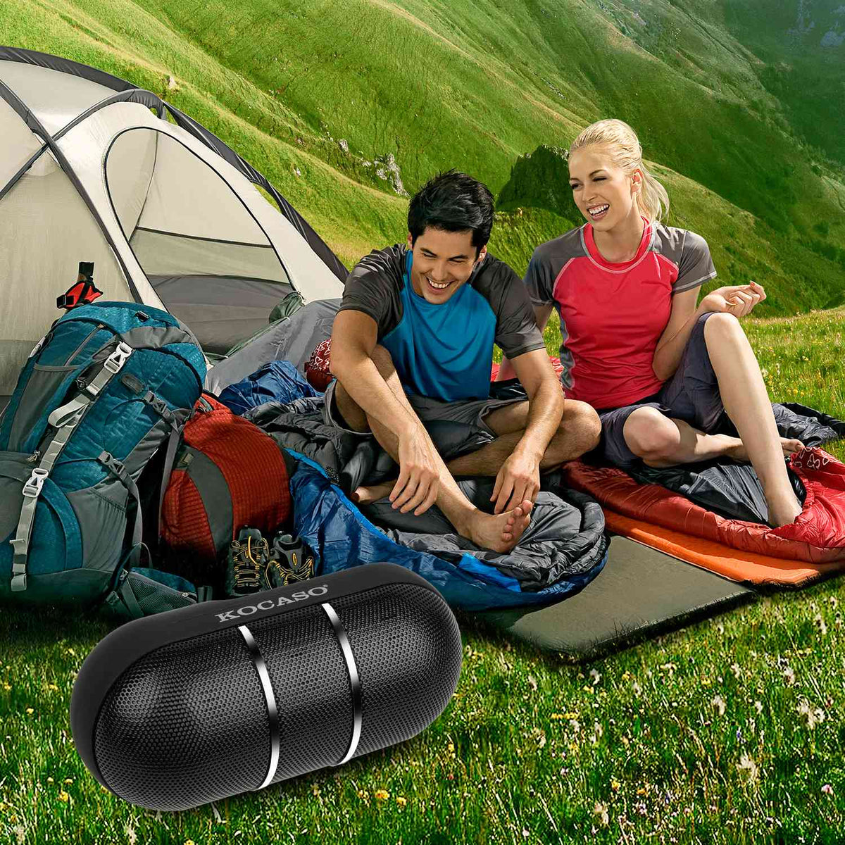 Ultra-Portable Rainbow LED Wireless Speaker