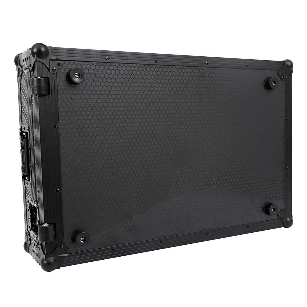 Headliner HL10013 - Pitch Black Flight Case for DDJ-FLX10 W/ Laptop Platform & Wheels