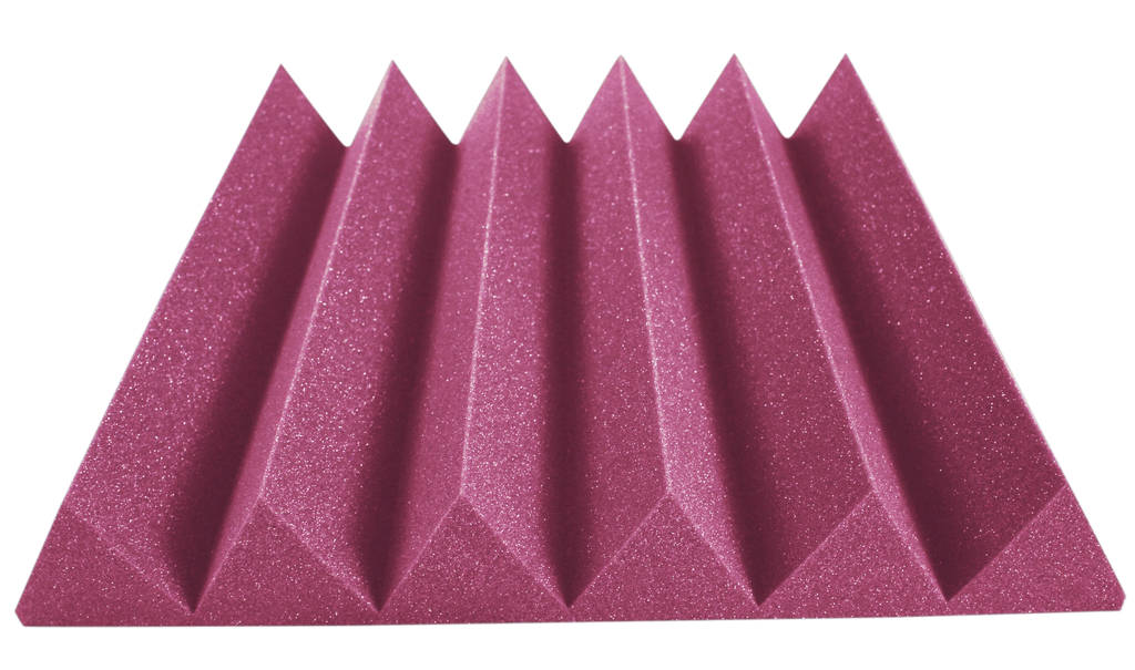 4 Inch Acoustic Foam Wedge Style Panels - 13 Color Options