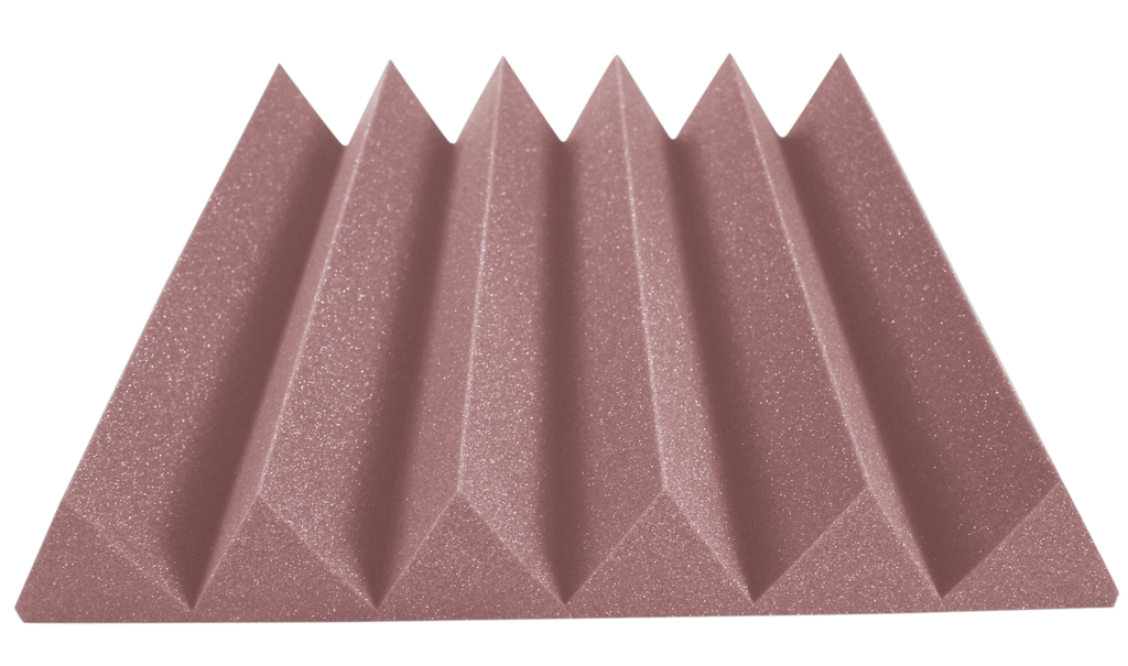 4 Inch Acoustic Foam Wedge Style Panels - 13 Color Options