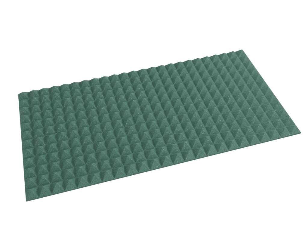 2 Inch Acoustic Foam Pyramid Style Panels - 13 Color Options