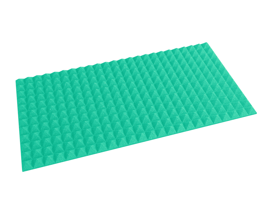2 Inch Acoustic Foam Pyramid Style Panels - 13 Color Options