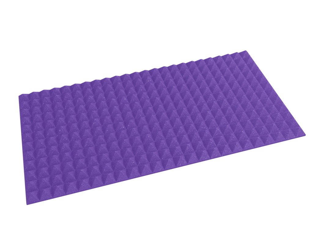 2 Inch Acoustic Foam Pyramid Style Panels - 13 Color Options