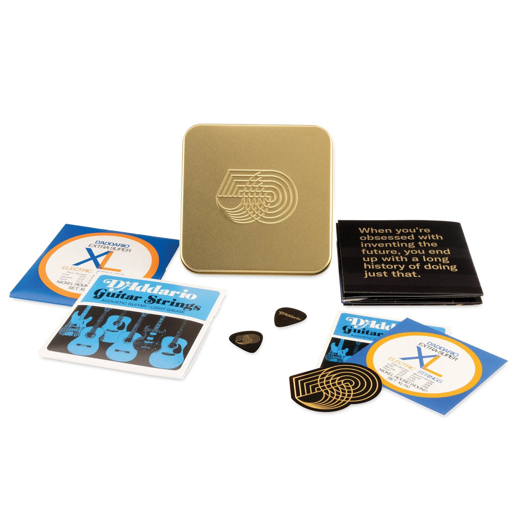 D’Addario 50th Anniversary String Bundle – EXL110 & EJ16 Collector Set