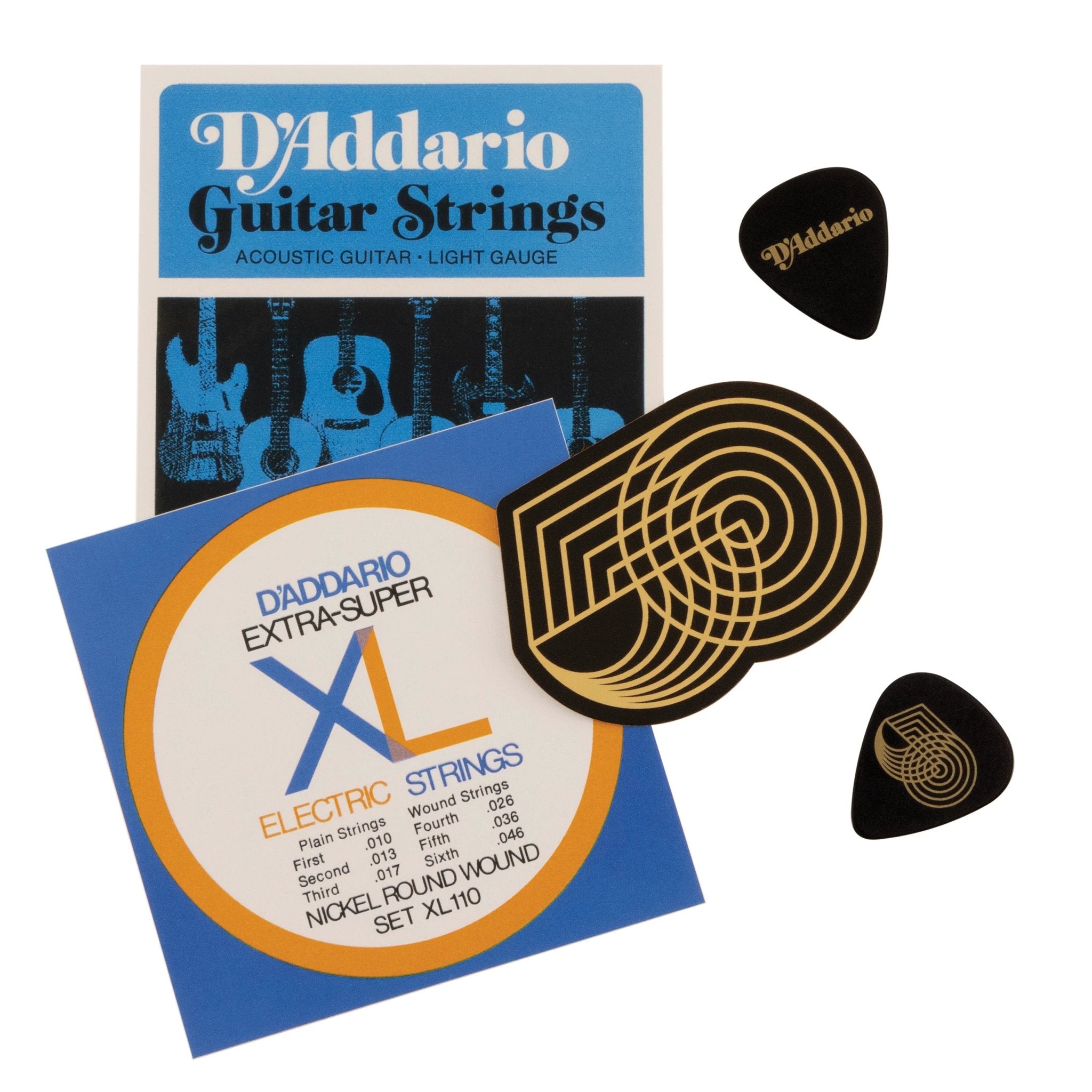 D’Addario 50th Anniversary String Bundle – EXL110 & EJ16 Collector Set