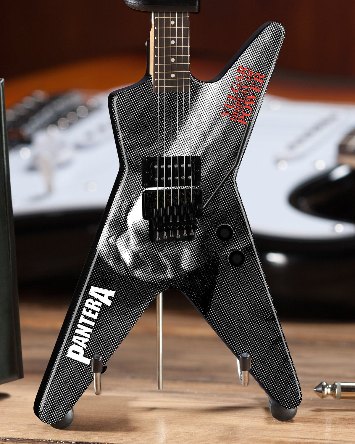 Set of 3 Handcrafted Dean Dimebag Signature Pantera ML Mini Guitar Models