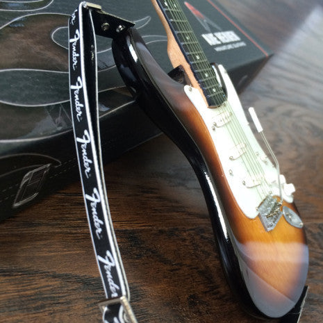 FENDER™ Logo Mini Model Guitar Strap - Classic Black