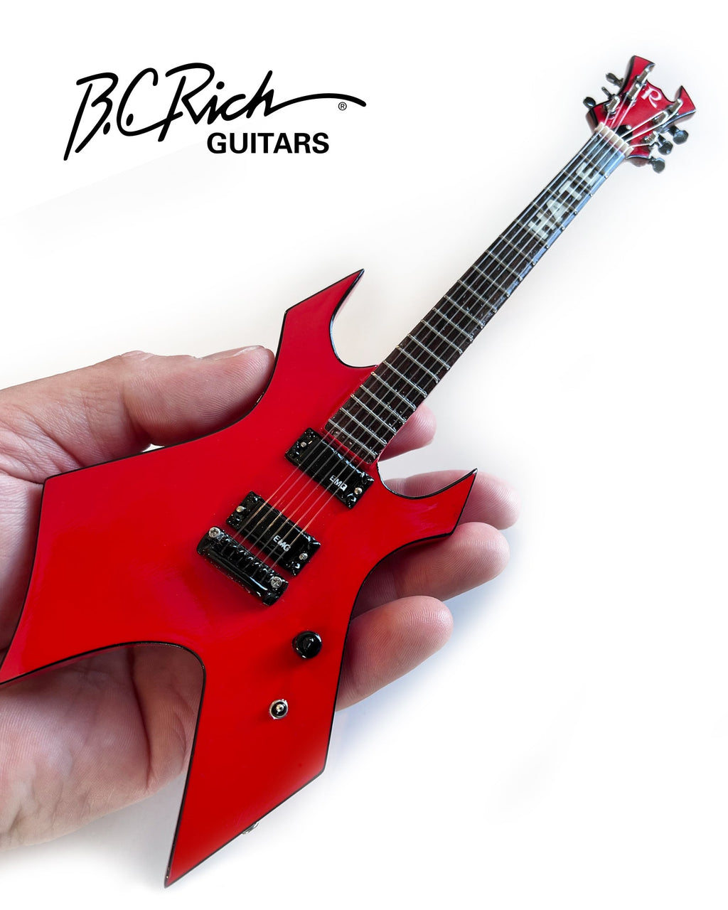 Official B.C. Rich® "HATE" Warlock® with Widow Headstock Mini Guitar - Mick Thomson - Slipknot