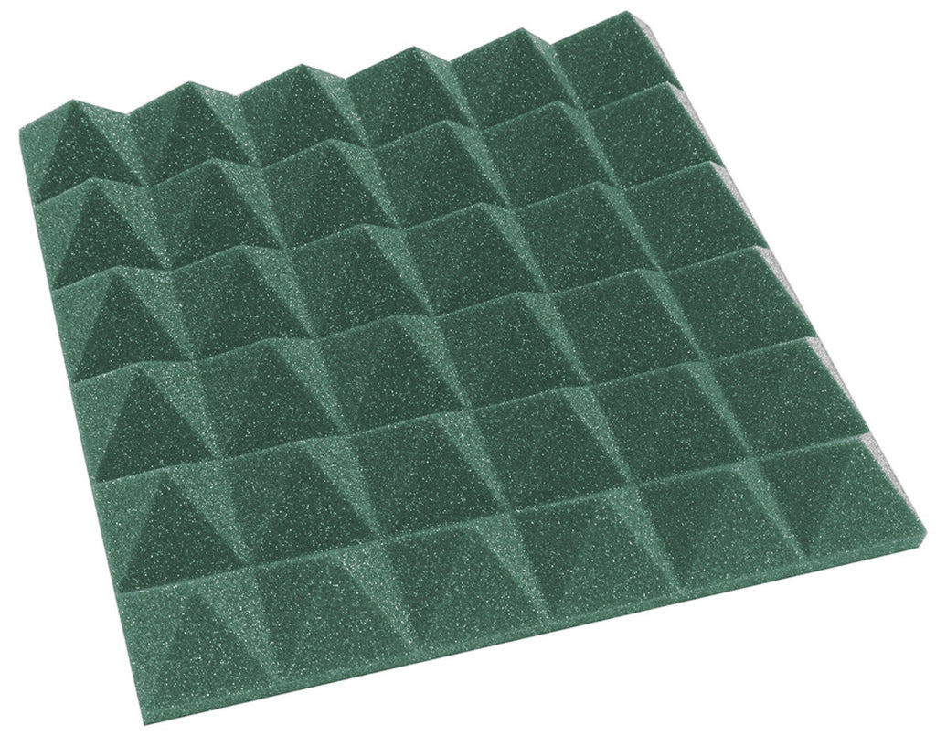 2 Inch Acoustic Foam Pyramid Style Panels - 13 Color Options