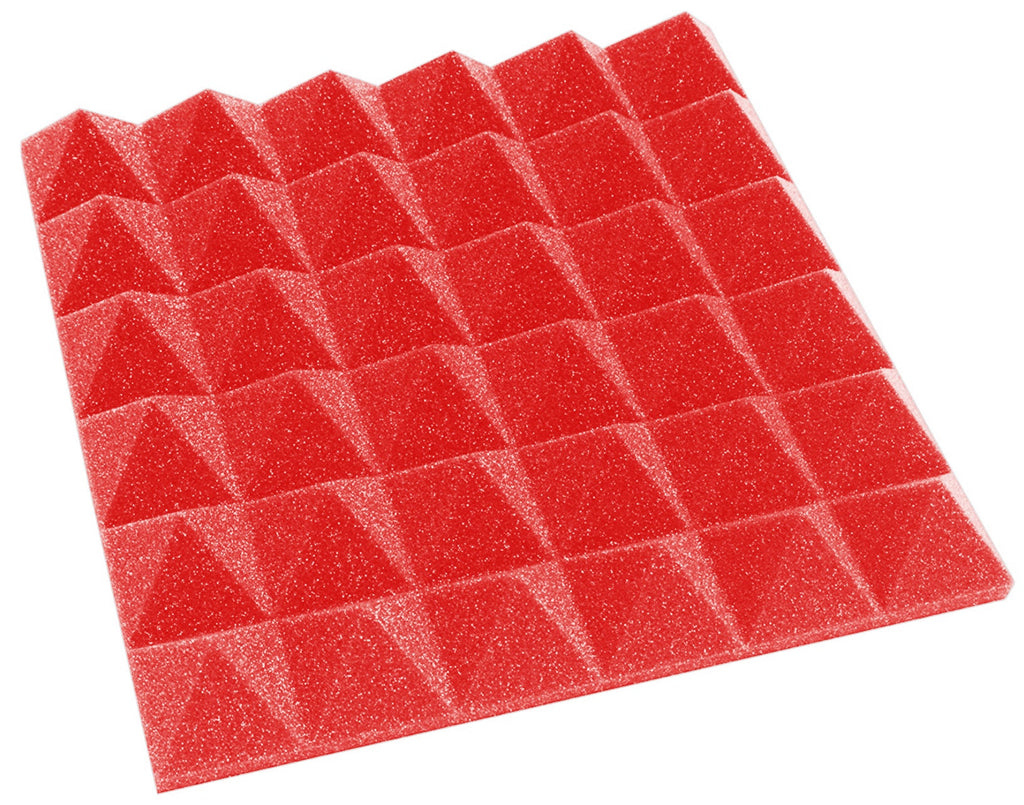 2 Inch Acoustic Foam Pyramid Style Panels - 13 Color Options