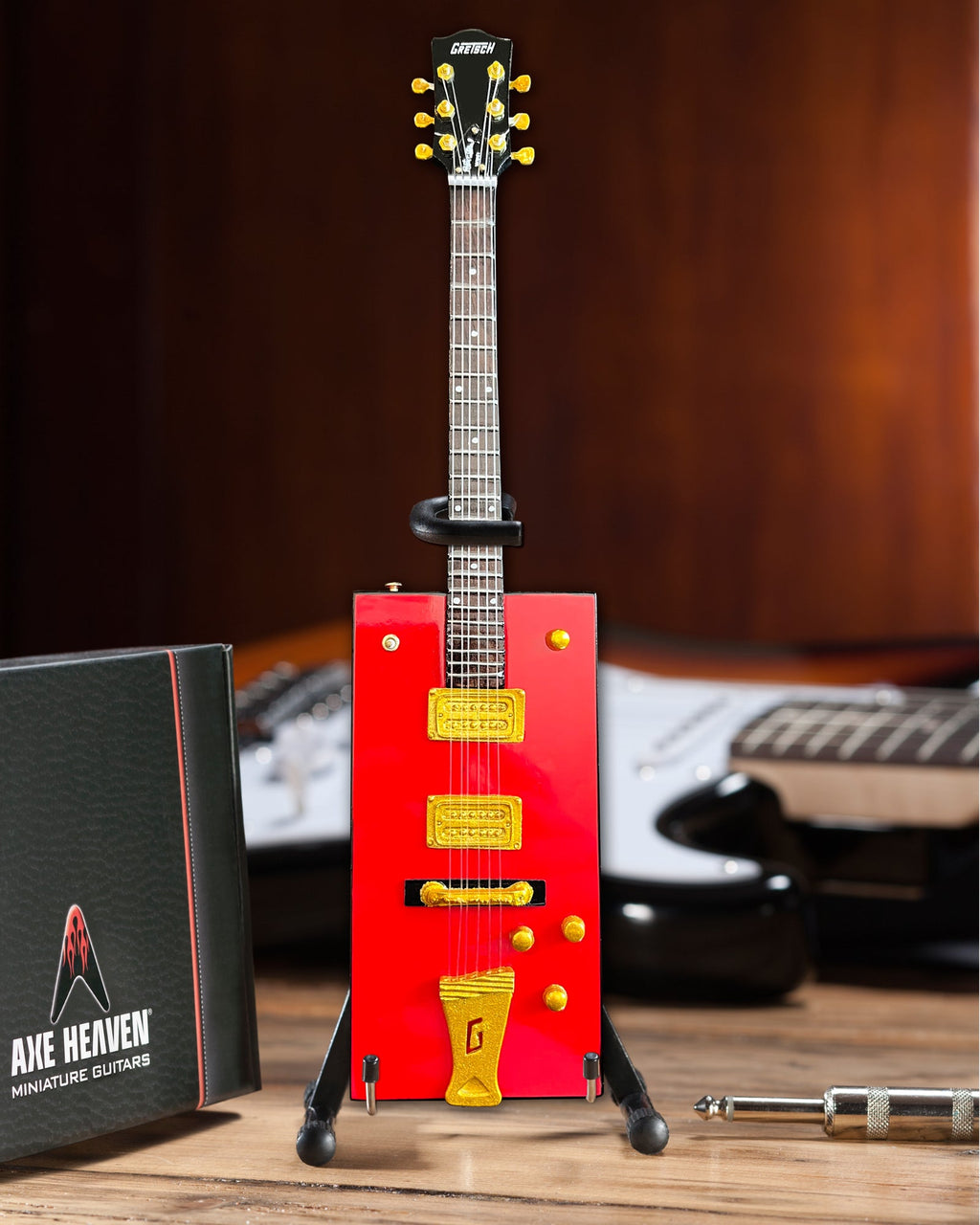 Bo Diddley Signature Firebird Red Gretsch G6138 Box Mini Guitar Model