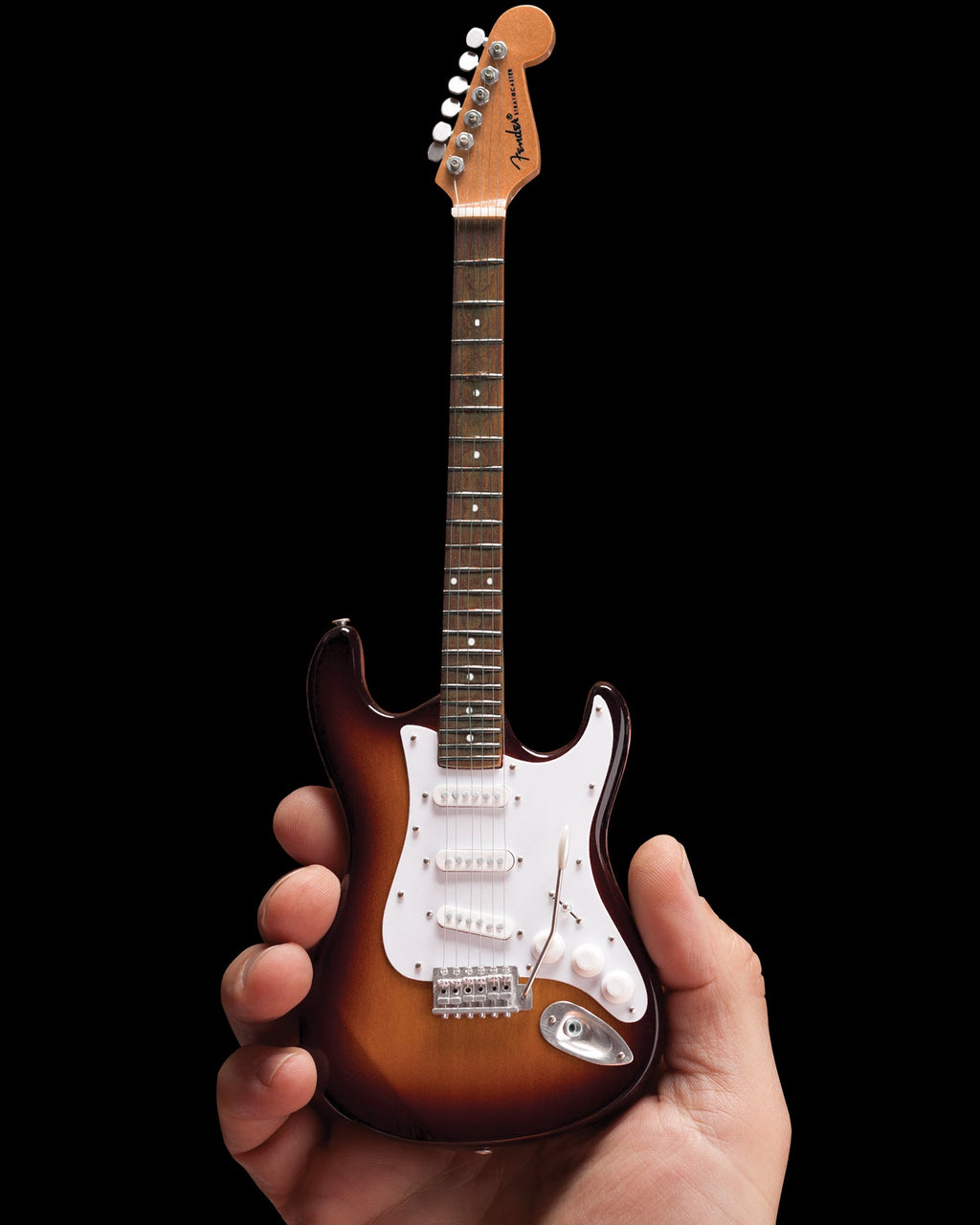 Sunburst Fender™ Strat™ Classic Miniature Guitar Replica - Officially Licensed