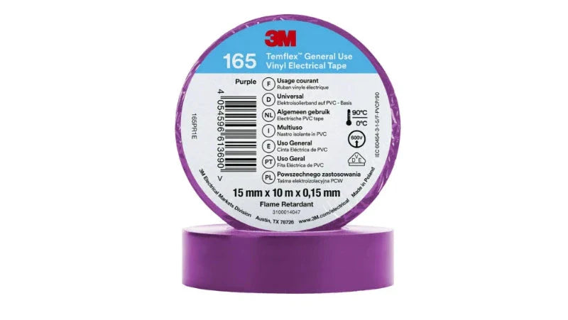 3M Temflex Electrical Tape 165, 3/4 In x 60 ft