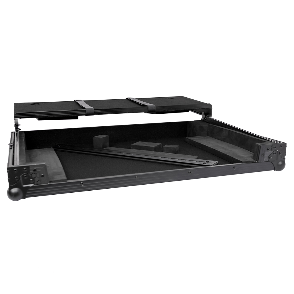 Headliner HL10012 - Pitch Black Flight Case for DDJ-FLX10 W/ Laptop Platform