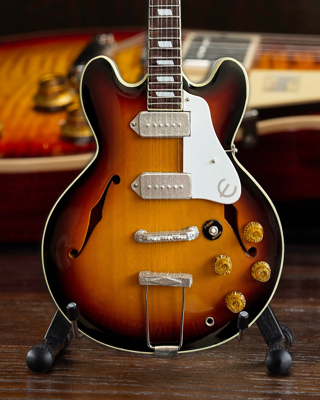 Epiphone 1965 Casino Sunburst 1:4 Scale Miniature Guitar Model