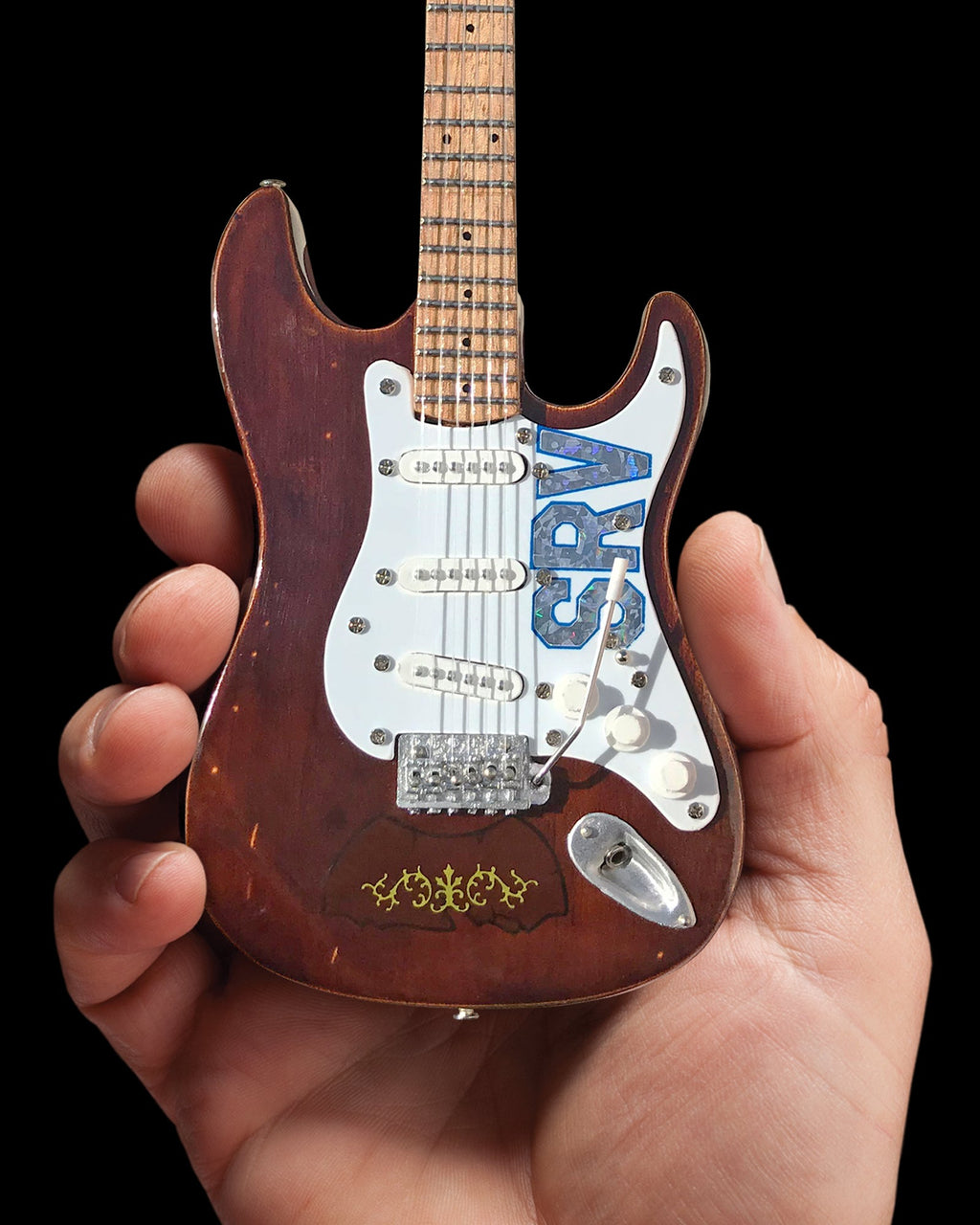 Officially Licensed Stevie Ray Vaughan Mini Fender™ Strat™ - Signature SRV Lenny Mini Guitar