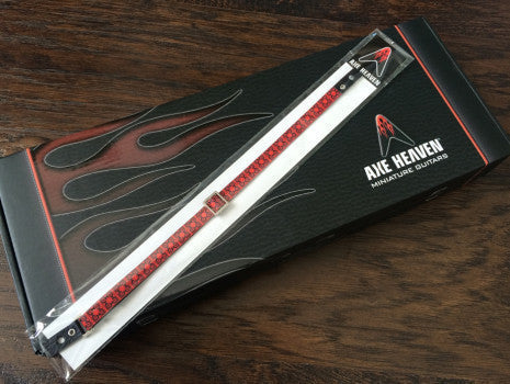 FENDER™ Hip Trip Vintage Red Mini Model Guitar Strap