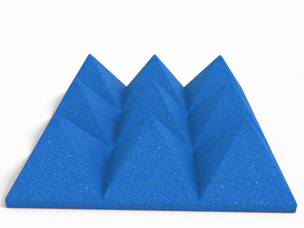 4 Inch Acoustic Foam Pyramid Style Panels - 13 Color Options