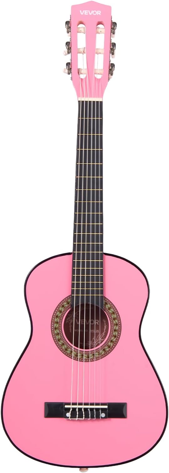 VEVOR Acoustic Guitar, Classical Guitar Starter Kit for Beginners, with Nylon Strings, Basswood Guitar, for Kids Adults Girls Boys Students