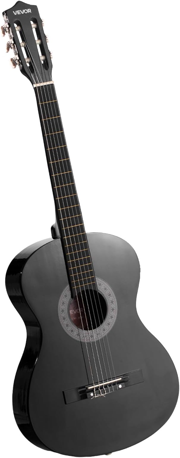 VEVOR Acoustic Guitar, Classical Guitar Starter Kit for Beginners, with Nylon Strings, Basswood Guitar, for Kids Adults Girls Boys Students