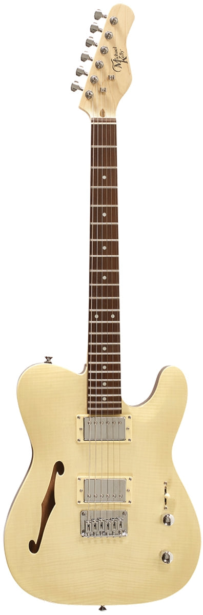 58 Thinline Semi Hollow Electric Guitar Flame Maple Michael Kelly Guitars Stringed Instruments