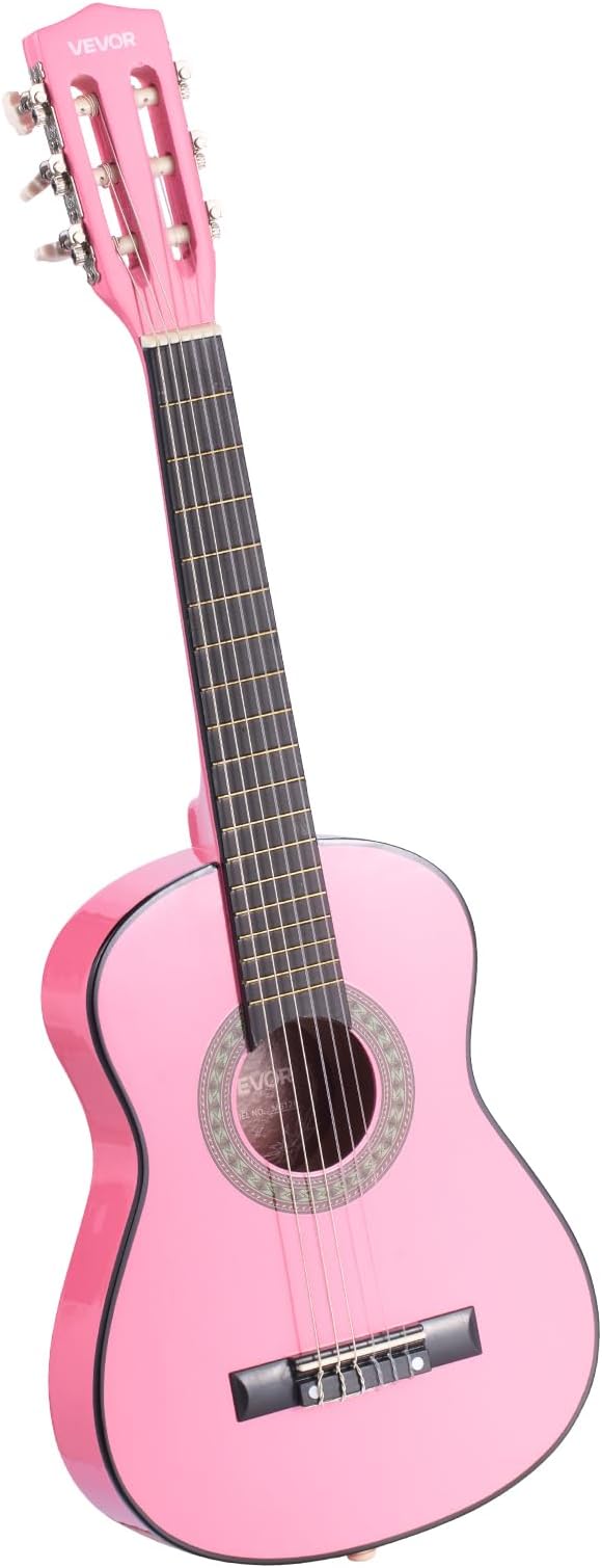 VEVOR Acoustic Guitar, Classical Guitar Starter Kit for Beginners, with Nylon Strings, Basswood Guitar, for Kids Adults Girls Boys Students