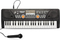 Raimy Piano Keyboard for Kids 49 Keys Portable Keyboard Piano Early Learning Educational Electronic Musical Instrument Toys Gifts for 3 4 5 6 7 8 9 Year Old Boys and Girls (Black)