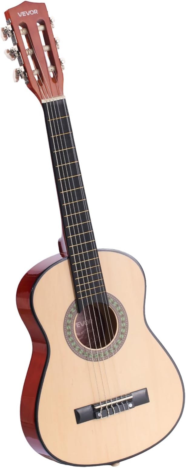VEVOR Acoustic Guitar, Classical Guitar Starter Kit for Beginners, with Nylon Strings, Basswood Guitar, for Kids Adults Girls Boys Students