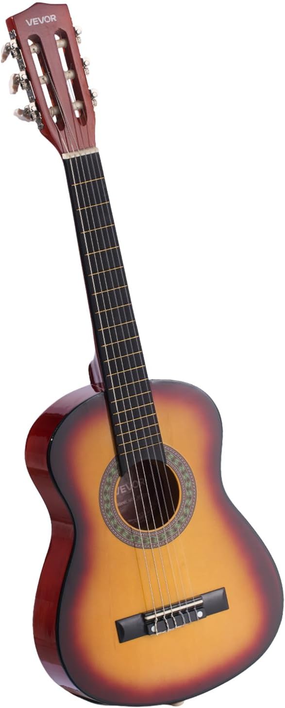 VEVOR Acoustic Guitar, Classical Guitar Starter Kit for Beginners, with Nylon Strings, Basswood Guitar, for Kids Adults Girls Boys Students