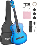 VEVOR Acoustic Guitar, Classical Guitar Starter Kit for Beginners, with Nylon Strings, Basswood Guitar, for Kids Adults Girls Boys Students