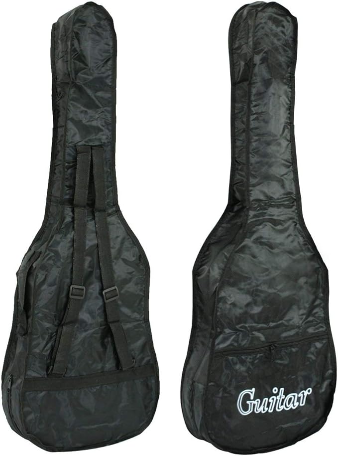 Smartxchoices 38" Kids Acoustic Guitar Kits with Gig Bag, Strap, Pitch Pipe, Extra Set of Strings and Pick for Novice Beginners Music Lovers Kids (Natural)