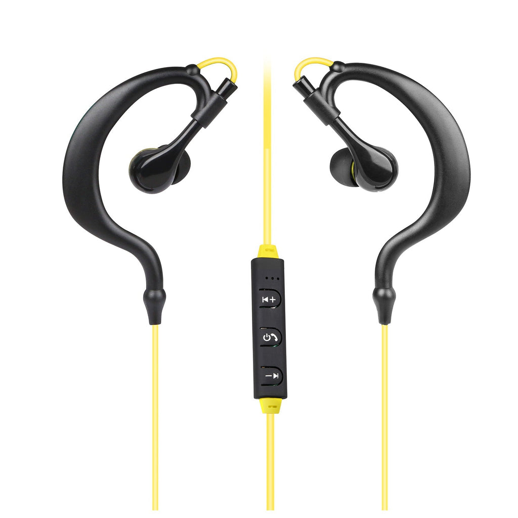 Wireless Headsets V4.1 Sport In-Ear Stereo Headphones Sweat-proof Neckband Earbuds w/Mic Deep Bass HiFi Earphones for Running Hiking Travel