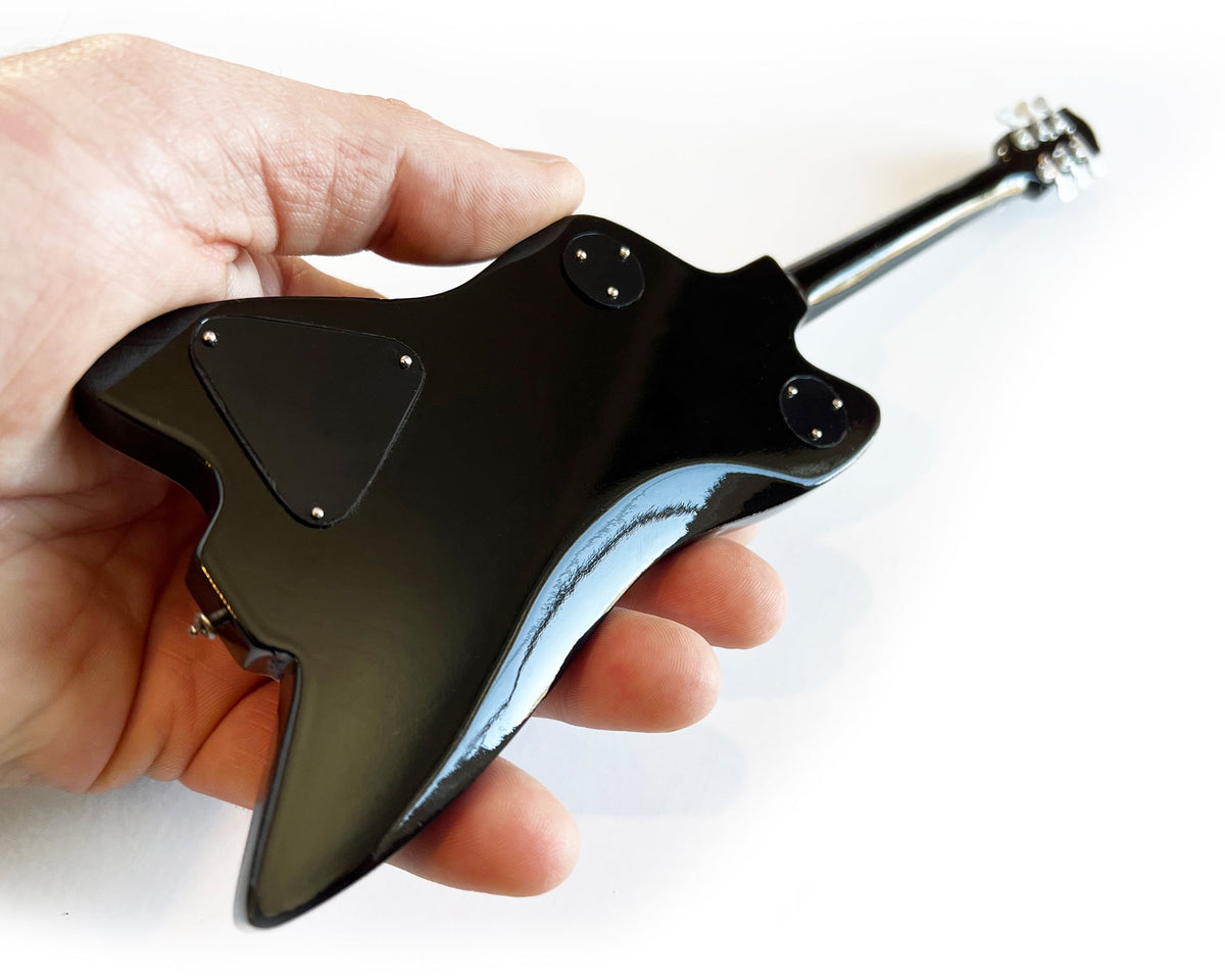 Billy F Gibbons AUTOGRAPHED Signature Billy Bo Gretsch Miniature Guitar Model Replica Collectible