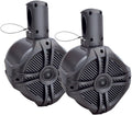 Power Acoustik MWT‐65T Marine-Grade 6.5" 500-Watt Wake Tower Enclosure & Speaker System (Titanium)