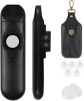 Recorder Instrument for Beginner Adults,8-Hole Soprano Descant Recorder Music Flute with with Cleaning Rod & Leather Case For Home Entertainment(2-Carved Black)