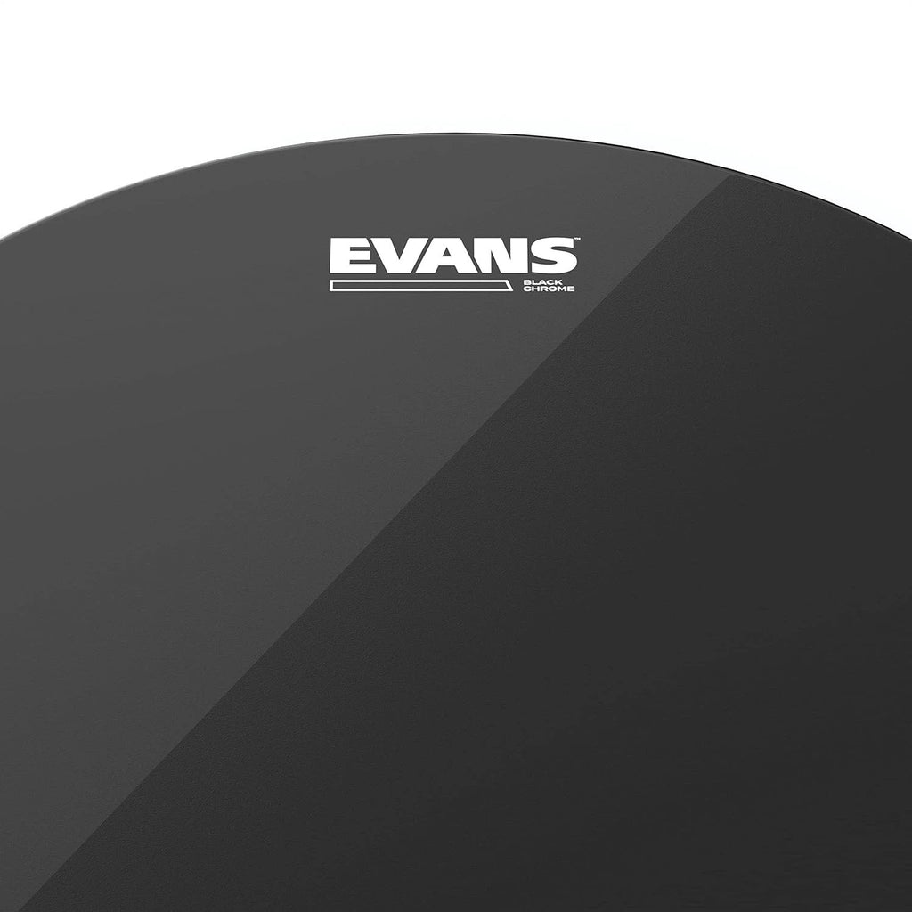 Evans Black Chrome Drum Head