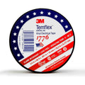 3M Temflex Electrical Tape 1776, 3/4" Wide x 60' Long, 7 mil Thick, Black