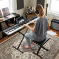 88-Key Electric Piano Keyboard with Adjustable Stand and Portable Bag