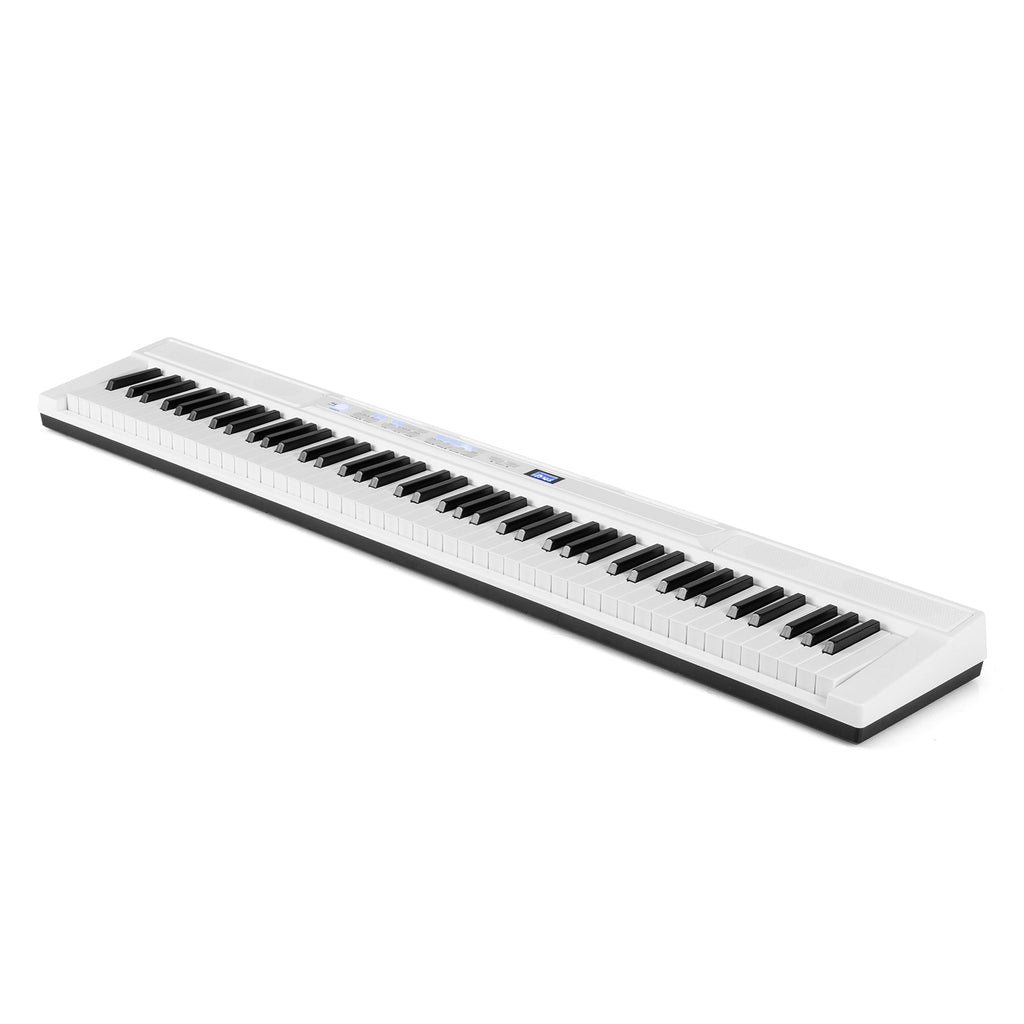 88-Key Electric Piano Keyboard with Adjustable Stand and Portable Bag