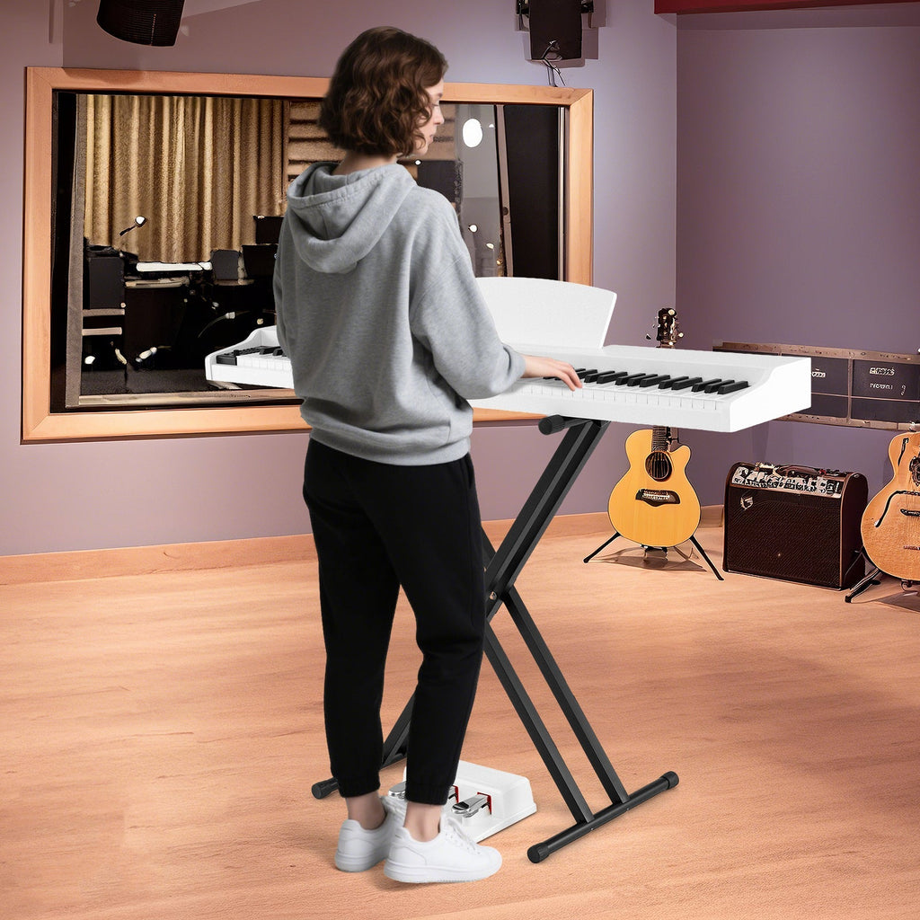 88-Key Keyboard Piano Set with Adjustable Stand