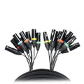 ProX 10 Ft. 8-Channel XLR3-F to XLR3-M Balanced Snake Cable