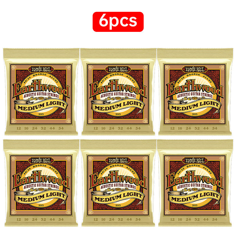 6 sets of Ernie Ball 2003-2008Folk strings，2403-2409classical strings for electric & acoustic guitars