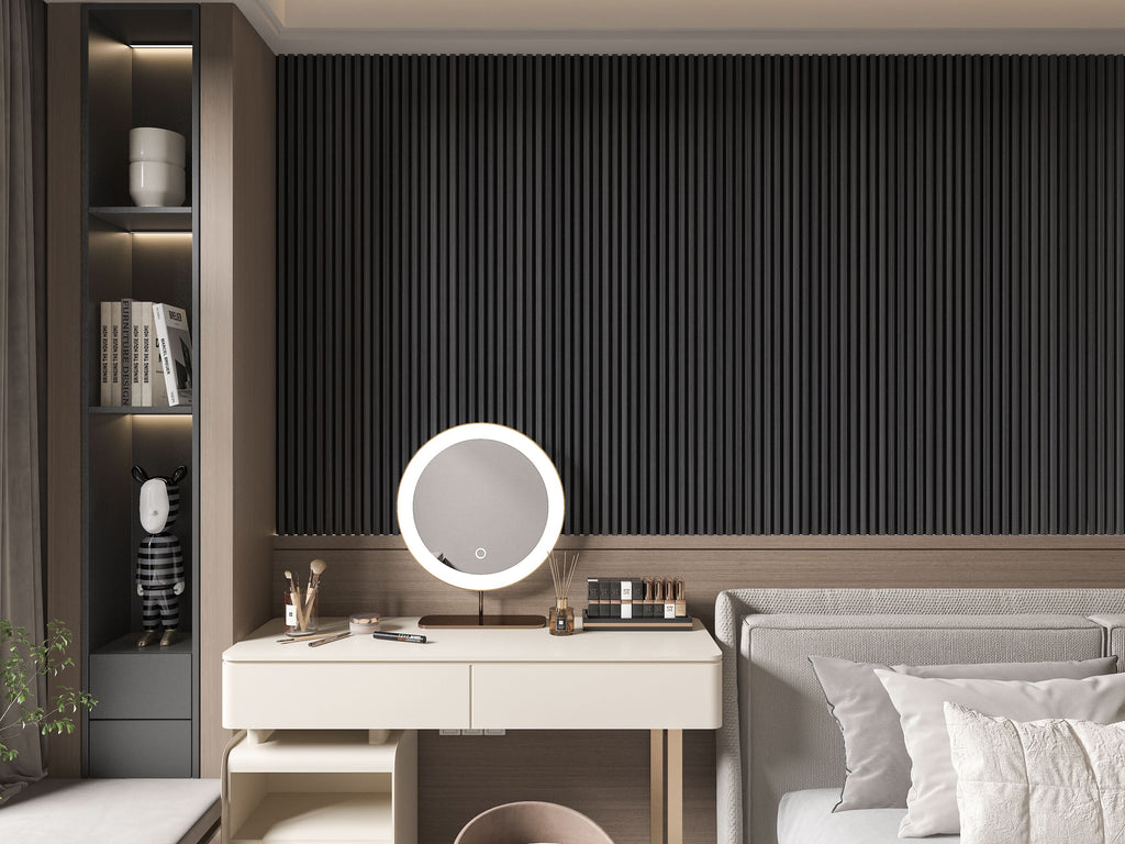 Carborn Gray WPC Fluted 3D Wall Panels |  42.9 sq. ft./Box